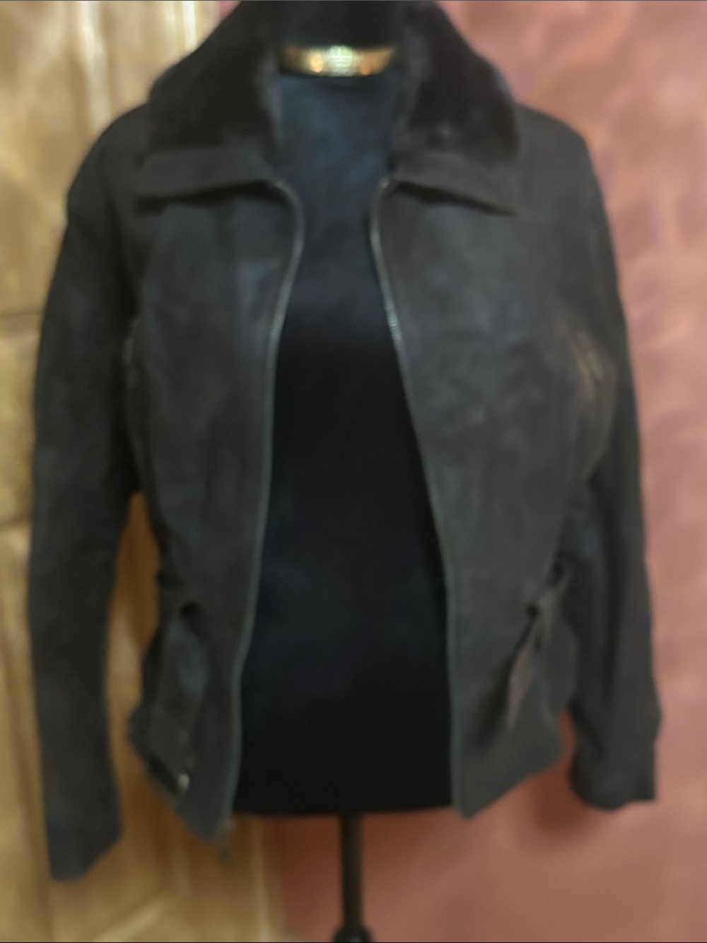 Avanti Women's Black Suede Jacket